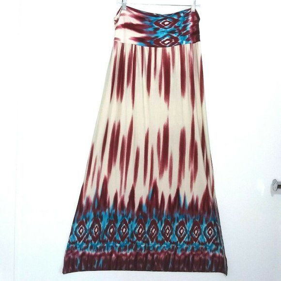 ☆☆SOLD☆☆ Vanity Boho Style Strapless Maxi Dress - Picture 3 of 8